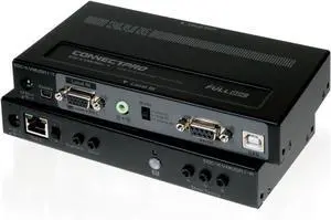 ConnectPRO EOC-KVMUSA1 KVM Console Extender for Video, USB, Serial, and Audio over CATx up to 1,000 ft. ConnectPRO EOC-KVMUSA1 KVM Console Extender for Video, USB, Serial, and Audio over CATx up to 1,000 ft.