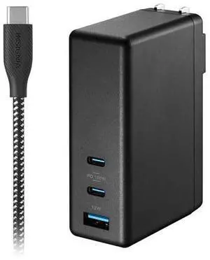 INSIGNIA USB-C Cables for Charging, Data Transfer & Device Connectivity, Multiple Connector Types and Lengths, Black (112W USB-C & USB Wall Accesory w/USB-C Cable) INSIGNIA USB-C Cables for Charging, Data Transfer & Device Connectivity, Multiple Connector Types and Lengths, Black (112W USB-C & USB Wall Accesory w/USB-C Cable)