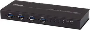 ATEN US3344I 4x4 USB 3.1 Gen.1 Switch Industrial Switch Black ATEN US3344I 4x4 USB 3.1 Gen.1 Switch Industrial Switch Black