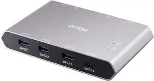 ATEN 2-Port USB-C Gen 2 Sharing Switch with Power Pass-Through | UK Version US3342 ATEN 2-Port USB-C Gen 2 Sharing Switch with Power Pass-Through | UK Version US3342