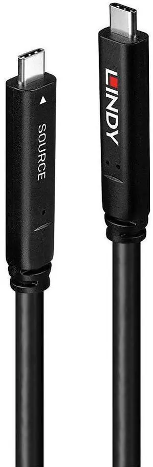 Lindy 15m USB 3.2 Gen 2 & DP 1.4 Type C Hybrid Cable, W128919698 (Type C Hybrid Cable) Lindy 15m USB 3.2 Gen 2 & DP 1.4 Type C Hybrid Cable, W128919698 (Type C Hybrid Cable)