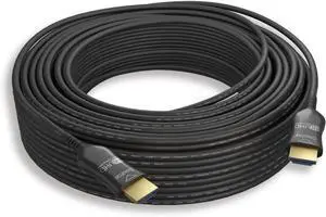 Micro Connectors 35 Feet Hybrid Active Optical Fiber HDMI Plenum Rated (H2-HAOFP-35) Micro Connectors 35 Feet Hybrid Active Optical Fiber HDMI Plenum Rated (H2-HAOFP-35)