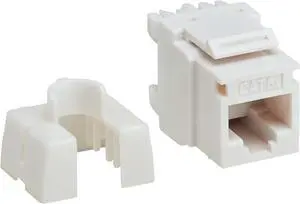 Eaton Tripp Lite Series Cat6 Keystone Jack with Type 4 PoE++ Compliance (4PPoE), 10 Pack, White, RJ45 Ethernet, Krone/110 Punchdown, TAA Compliant, Lifetime Manufactuer's Warranty (N238-010-WH-6A) Eaton Tripp Lite Series Cat6 Keystone Jack with Type 4 PoE++ Compliance (4PPoE), 10 Pack, White, RJ45 Ethernet, Krone/110 Punchdown, TAA Compliant, Lifetime Manufactuer's Warranty (N238-010-WH-6A)