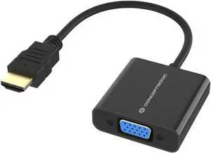 Conceptronic ABBY20B HDMI to VGA Adapter 1080P 60Hz 0.25m Conceptronic ABBY20B HDMI to VGA Adapter 1080P 60Hz 0.25m