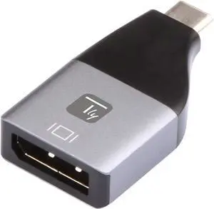 Techly 362442 USB-C to DisplayPort Converter Adapter Black/Silver Techly 362442 USB-C to DisplayPort Converter Adapter Black/Silver
