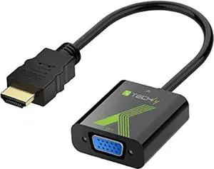 Techly IDATA-HDMI-VGA2 HDMI to VGA Converter Black Techly IDATA-HDMI-VGA2 HDMI to VGA Converter Black