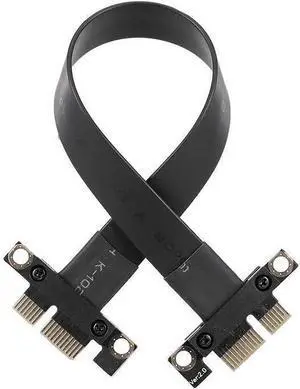 GOLDEN BLUE PCI-E PCI Express 36PIN 1X Male to Male Extension Cable 20cm GOLDEN BLUE PCI-E PCI Express 36PIN 1X Male to Male Extension Cable 20cm