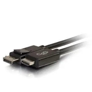 C2G Display Port Cable, Display Port to HDMI, Male to Male, Black, 10 Feet (3.04 Meters), Cables to Go 54327 - TAA Compliant C2G Display Port Cable, Display Port to HDMI, Male to Male, Black, 10 Feet (3.04 Meters), Cables to Go 54327 - TAA Compliant