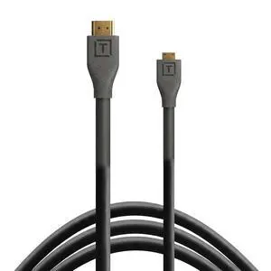 Tether Tools TetherPro HDMI Mini to HDMI 2.0, 10' (3m), Black Tether Tools TetherPro HDMI Mini to HDMI 2.0, 10' (3m), Black