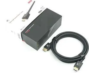 8K Ultra High-Speed HDMI 2.1 Cable 2M (6.6 ft), Type-A Secure Locking Connector, 48Gbps, 8K 60Hz, 4K 120Hz, eARC, HDR10, HDCP 2.3, Ethernet, 10-Bit Color, 3D Video Support 8K Ultra High-Speed HDMI 2.1 Cable 2M (6.6 ft), Type-A Secure Locking Connector, 48Gbps, 8K 60Hz, 4K 120Hz, eARC, HDR10, HDCP 2.3, Ethernet, 10-Bit Color, 3D Video Support