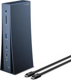 iVANKY Intel Certified Thunderbolt 5 Dock Upgrade FusionDock Pro 3 Docking Station with 11-Port 180W Power, Single 8K, Dual 6K@60Hz for MacBook Pro/Max Series, Dual 8K@60Hz for Window, 120Gbps, 2.5GbE iVANKY Intel Certified Thunderbolt 5 Dock Upgrade FusionDock Pro 3 Docking Station with 11-Port 180W Power, Single 8K, Dual 6K@60Hz for MacBook Pro/Max Series, Dual 8K@60Hz for Window, 120Gbps, 2.5GbE