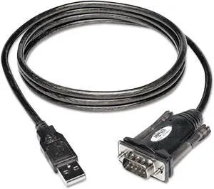 Tripp Lite U209000R USB to Serial Adapter Cable (USB-A to DB9 M/M), 5-ft. Tripp Lite U209000R USB to Serial Adapter Cable (USB-A to DB9 M/M), 5-ft.