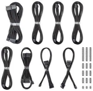 CableMod C-Series Classic ModMesh Sleeved Cable Kit for Corsair Type 5 RMX Shift (Black) CableMod C-Series Classic ModMesh Sleeved Cable Kit for Corsair Type 5 RMX Shift (Black)