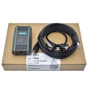 AMSAMOTION USB-MPI Programming Cable for Siemens S7-200 300 400 Series 6ES7 972-0CB20-0XA0 PLC 0CB20 USB MPI/PPI/DP/PROFIBUS USB MPI PC-MPI Adapter AMSAMOTION USB-MPI Programming Cable for Siemens S7-200 300 400 Series 6ES7 972-0CB20-0XA0 PLC 0CB20 USB MPI/PPI/DP/PROFIBUS USB MPI PC-MPI Adapter