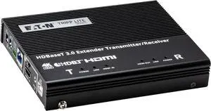Tripp Lite HDMI Extension Over HDBaseT 3.0 Cat6a Cable, Transmitter/Receiver Only, Extend HDMI Up to 328ft / 100 Meters, 4K@60Hz, TAA Compliant, 1-Year Warranty (BHDBT3-TR) Tripp Lite HDMI Extension Over HDBaseT 3.0 Cat6a Cable, Transmitter/Receiver Only, Extend HDMI Up to 328ft / 100 Meters, 4K@60Hz, TAA Compliant, 1-Year Warranty (BHDBT3-TR)