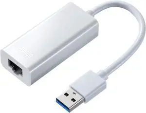 Sanwa Supply USB-C VLAN1WN USB 3.2-LAN Adapter (White) Sanwa Supply USB-C VLAN1WN USB 3.2-LAN Adapter (White)