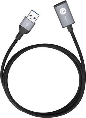 Adam Elements Peak AFM13 USB 3.1 Compatible USB Type-A (Male)-USB Type-A (Female) Adapter Cable 120 cm Gray Adam Elements Peak AFM13 USB 3.1 Compatible USB Type-A (Male)-USB Type-A (Female) Adapter Cable 120 cm Gray