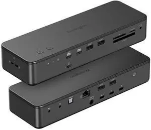 Kensington EQ Pro Thunderbolt 5 Dock Designed for MacBook, Optimized for M-Series Pro/Max Models, 140W PD, 80Gbps Data Transfer, Built-in and Lockable PCle M.2 SSD Slot for Quick Storage K33612NA Kensington EQ Pro Thunderbolt 5 Dock Designed for MacBook, Optimized for M-Series Pro/Max Models, 140W PD, 80Gbps Data Transfer, Built-in and Lockable PCle M.2 SSD Slot for Quick Storage K33612NA
