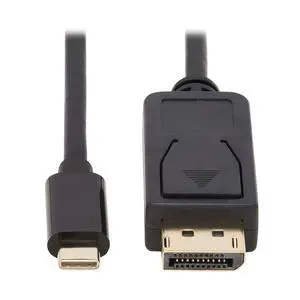 Tripp Lite USB C to DisplayPort Adapter Cable Bi-Directional 4K M/M 6ft (U444-006-DP-BD) Tripp Lite USB C to DisplayPort Adapter Cable Bi-Directional 4K M/M 6ft (U444-006-DP-BD)