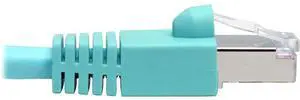 Tripp Lite Eaton Series N262-030-AQ Cat6a 10Gbps Shielded Ethernet Patch Cable, 30 ft, Snagless RJ45 STP, PoE, Aqua, EMI/RFI Noise Protection, Cloud Care Pre-Configured Bundle Eligible (10 Pack) Tripp Lite Eaton Series N262-030-AQ Cat6a 10Gbps Shielded Ethernet Patch Cable, 30 ft, Snagless RJ45 STP, PoE, Aqua, EMI/RFI Noise Protection, Cloud Care Pre-Configured Bundle Eligible (10 Pack)