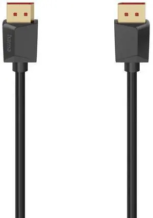 Hama DisplayPort Cable DP 2.1 Ultra HD 8K 40Gbps 2.00m Hama DisplayPort Cable DP 2.1 Ultra HD 8K 40Gbps 2.00m