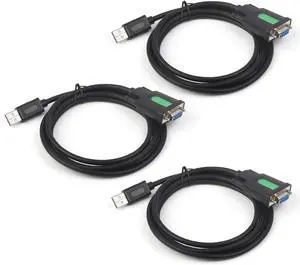 waveshare 3PCS Industrial USB to RS232 Adapter with Original FT232RNL FTDI Chip, Compatible with OS Including Mac OS,Linux,Windows 11/10/8.1/8/7/XP,Length 1.5m, USB to RS232 Female Cable waveshare 3PCS Industrial USB to RS232 Adapter with Original FT232RNL FTDI Chip, Compatible with OS Including Mac OS,Linux,Windows 11/10/8.1/8/7/XP,Length 1.5m, USB to RS232 Female Cable