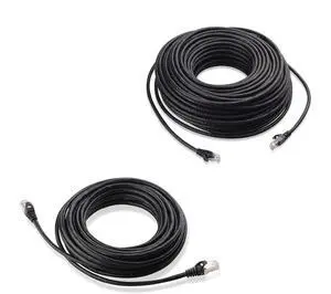Cable Matters 125-Foot Snagless Long Cat6 Ethernet Cable (Cat6 Cable, Cat 6 Cable) in Black & 25-Foot Snagless Cat 6a, Cat6a (SSTP, SFTP) Shielded Ethernet Cable Cable Matters 125-Foot Snagless Long Cat6 Ethernet Cable (Cat6 Cable, Cat 6 Cable) in Black & 25-Foot Snagless Cat 6a, Cat6a (SSTP, SFTP) Shielded Ethernet Cable