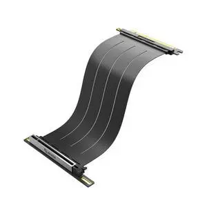 Akasa RIser Black X3 Mark V, GPU Vertical Cable, Ready for RTX 5090, PCIe 5.0 x16 Riser Cable, Compatible with PCIe 5.0/4.0/3.0/2.0/1.0, 128 GB/s Speed, 30 cm, Black, AK-CBPE05-30B Akasa RIser Black X3 Mark V, GPU Vertical Cable, Ready for RTX 5090, PCIe 5.0 x16 Riser Cable, Compatible with PCIe 5.0/4.0/3.0/2.0/1.0, 128 GB/s Speed, 30 cm, Black, AK-CBPE05-30B