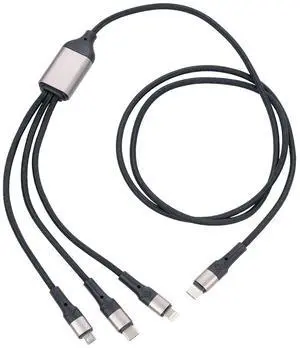 Troika 3 in 1 High Speed Charging Cable 1 Meter Long Troika 3 in 1 High Speed Charging Cable 1 Meter Long