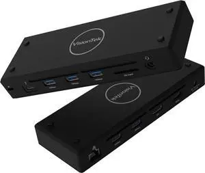VisionTek VT5400 Thunderbolt 4 Docking Station - Dual 4K 60Hz, 40Gbps, 80W PD Creative Workstation Dock with SD 4.0 for MacBook Pro, Windows & USB4 Laptops, TAA Compliant VisionTek VT5400 Thunderbolt 4 Docking Station - Dual 4K 60Hz, 40Gbps, 80W PD Creative Workstation Dock with SD 4.0 for MacBook Pro, Windows & USB4 Laptops, TAA Compliant
