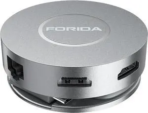 Micro USB C Docking Station Dual HDMI Monitor FORIDA USB C to USB Hub with 1 Gbps Ethernet 100W Power Delivery Micro SD Card Reader for MacBook/Dell/HP/Lenovo ThinkPad/Surface (Silver) Micro USB C Docking Station Dual HDMI Monitor FORIDA USB C to USB Hub with 1 Gbps Ethernet 100W Power Delivery Micro SD Card Reader for MacBook/Dell/HP/Lenovo ThinkPad/Surface (Silver)