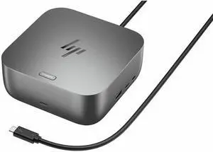 HP Thunderbolt 4 100W TAA G6 Dock (9X478AA) - for Notebook - Charging Capability - 120 W - Thunderbolt 4-4 Displays Supported - 8K, QHD @ 60Hz, FHD @ 60Hz, 5K @ 60Hz, 4K @ 60Hz - 7680 x 4320, 2560 x HP Thunderbolt 4 100W TAA G6 Dock (9X478AA) - for Notebook - Charging Capability - 120 W - Thunderbolt 4-4 Displays Supported - 8K, QHD @ 60Hz, FHD @ 60Hz, 5K @ 60Hz, 4K @ 60Hz - 7680 x 4320, 2560 x