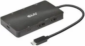 USB GEN2 Type-C 2X DISPLAYPORT 4K60HZ 7 in 1 Portable Dock 100W USB GEN2 Type-C 2X DISPLAYPORT 4K60HZ 7 in 1 Portable Dock 100W