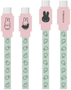 (Gourmandise) Gourmandies Miffy PD60W Compatible USB 2.0 Type-C Cable Miffy MF-473B (Gourmandise) Gourmandies Miffy PD60W Compatible USB 2.0 Type-C Cable Miffy MF-473B