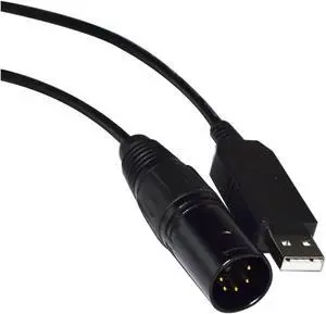 F/;TD/;1 RS485 USB to DMX512 XLR 5PIN 5P Female/Male DMXCONTROL Freestyler ARTNET QLC+ Magic Q to Stage L -g-t-i-g Controller KABLE(1M,5P XLR Male B) F/;TD/;1 RS485 USB to DMX512 XLR 5PIN 5P Female/Male DMXCONTROL Freestyler ARTNET QLC+ Magic Q to Stage L -g-t-i-g Controller KABLE(1M,5P XLR Male B)