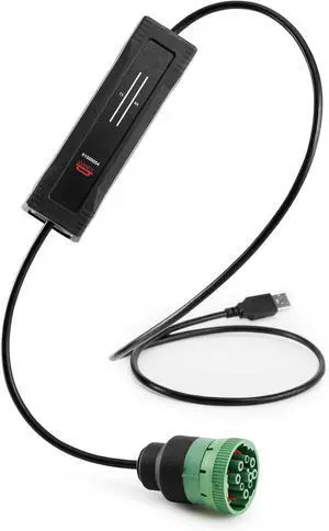 Kvaser U100-X1 CAN/CAN-FD to USB interface/9-pin J1939-13 Type II CAN Connector Kvaser U100-X1 CAN/CAN-FD to USB interface/9-pin J1939-13 Type II CAN Connector