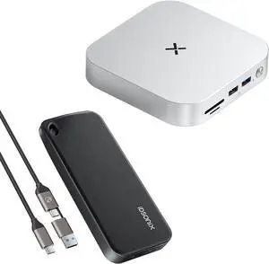 iDsonix Mac mini M4 Dock with Portable SSD 1TB External Hard Drive iDsonix Mac mini M4 Dock with Portable SSD 1TB External Hard Drive