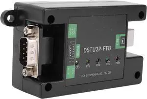 Zunate USB to RS232 PRO Serial Adapter Module, Industrial Grade FT232 Chip, Direct Current Isolation, ESD Prevention, Plug and Play, USB B Interface, DB9 Male Zunate USB to RS232 PRO Serial Adapter Module, Industrial Grade FT232 Chip, Direct Current Isolation, ESD Prevention, Plug and Play, USB B Interface, DB9 Male