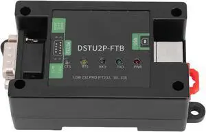 Diydeg Serial Converter Module, USB to RS232 PRO Serial Adapter Module with Rail DB9 Male USB B Connector, Integrated Power Isolation Diydeg Serial Converter Module, USB to RS232 PRO Serial Adapter Module with Rail DB9 Male USB B Connector, Integrated Power Isolation