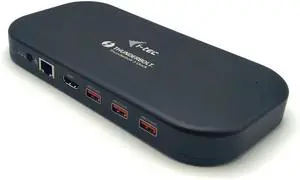 i-tec Thunderbolt 3 USB-C Docking Station 2x4K with Power Supply - 1x Thunderbolt 3, 1x HDMI, 2X USB-A 3.2 Gen1, 3X USB-A 3.2 Gen2, 1x GLAN, 1x SD, 1x MicroSD, Audio/Mic i-tec Thunderbolt 3 USB-C Docking Station 2x4K with Power Supply - 1x Thunderbolt 3, 1x HDMI, 2X USB-A 3.2 Gen1, 3X USB-A 3.2 Gen2, 1x GLAN, 1x SD, 1x MicroSD, Audio/Mic