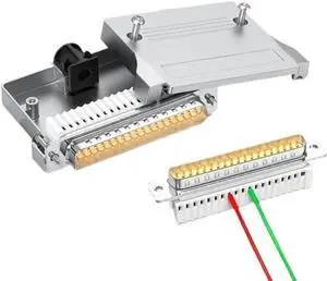 DB37 Solder-Free Connector Small Volume 37Pin Wiring Terminal Joint Adapter DB 37 Pin Male Female Connectors(Male-Punch Pin-S) DB37 Solder-Free Connector Small Volume 37Pin Wiring Terminal Joint Adapter DB 37 Pin Male Female Connectors(Male-Punch Pin-S)