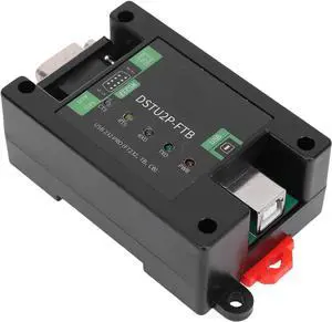 Sanpyl USB B to RS232 Industrial Isolated Converter Adapter, FT232 USB Serial Chip Serial Converter Module with Rail DB9 Male Sanpyl USB B to RS232 Industrial Isolated Converter Adapter, FT232 USB Serial Chip Serial Converter Module with Rail DB9 Male