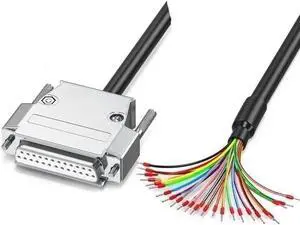with Number Tube Serial Port Connector Line DB9 DB15 DB25 9/15/25/37 Pin Terminal Wire DB37/25/15 Parallel Port Connecting Cord(DB25 Female Metal,8M) with Number Tube Serial Port Connector Line DB9 DB15 DB25 9/15/25/37 Pin Terminal Wire DB37/25/15 Parallel Port Connecting Cord(DB25 Female Metal,8M)