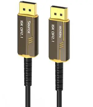 DisplayPort Fiber Cable 16K@30Hz 8K@60Hz @240Hz UHD for Gaming VRS Monitors Fiber Opticals Cable for PC DisplayPort Fiber Cable 16K@30Hz 8K@60Hz @240Hz UHD for Gaming VRS Monitors Fiber Opticals Cable for PC