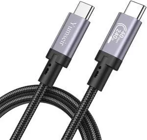 USB 4 for Thunderbolt 4 Cable 10FT, 40Gbps Bandwidth USB C Cable, 240W Charging, 8K/6K@60Hz, Compatible with Thunderbolt 4/3, USB C Monitors, Hubs, Docks, MacBook, iPhone 17/16 USB 4 for Thunderbolt 4 Cable 10FT, 40Gbps Bandwidth USB C Cable, 240W Charging, 8K/6K@60Hz, Compatible with Thunderbolt 4/3, USB C Monitors, Hubs, Docks, MacBook, iPhone 17/16