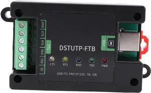 Dpofirs FT232 USB to TTL Serial Adapter Converter Module with Overcurrent & ESD Protection, 5 LED Indicators, Screw Terminals for Dpofirs FT232 USB to TTL Serial Adapter Converter Module with Overcurrent & ESD Protection, 5 LED Indicators, Screw Terminals for