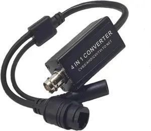Universals Networking Converter with BNC RJ45 Interfaces for Security Systems Enabling 4 in 1 Analog to Conversion H.265 Networking Adapter Universals Networking Converter with BNC RJ45 Interfaces for Security Systems Enabling 4 in 1 Analog to Conversion H.265 Networking Adapter