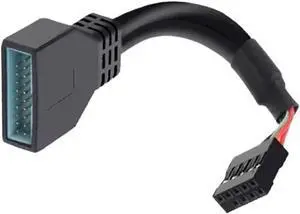 USB2.0 9Pin to USB3.0 19pin Front Panel Connector Converter Header Female Adapter(10pcs,Type A) USB2.0 9Pin to USB3.0 19pin Front Panel Connector Converter Header Female Adapter(10pcs,Type A)
