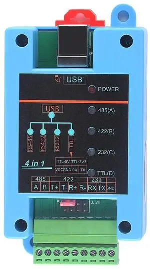 USB to RS232 232 RS485 485 RS422 422 TTL(3V3/5V) Serial Adapter Converter 4 in 1 USB to RS232 232 RS485 485 RS422 422 TTL(3V3/5V) Serial Adapter Converter 4 in 1