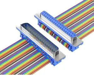 1Pcs D-SUB DB9 DB15 DB25 DB37 DIDC Male Female D-SUD Serial Port RS232 COM Cable (Screws Need to be Purchased Separately)(DB37 M to F,70cm) 1Pcs D-SUB DB9 DB15 DB25 DB37 DIDC Male Female D-SUD Serial Port RS232 COM Cable (Screws Need to be Purchased Separately)(DB37 M to F,70cm)